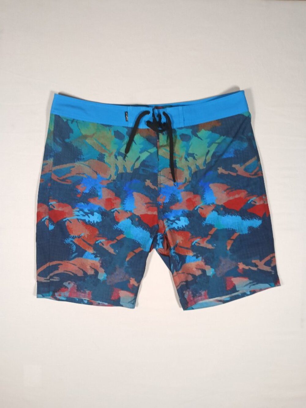 Vintage Split Clothing Co. Multi-Color Brushstroke Camo Boardshorts - Men's Size